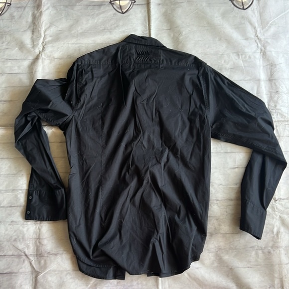 EUC Guess Men's Rock & Roll Rebellion Black Button Down Shirt Large - Picture 13 of 14